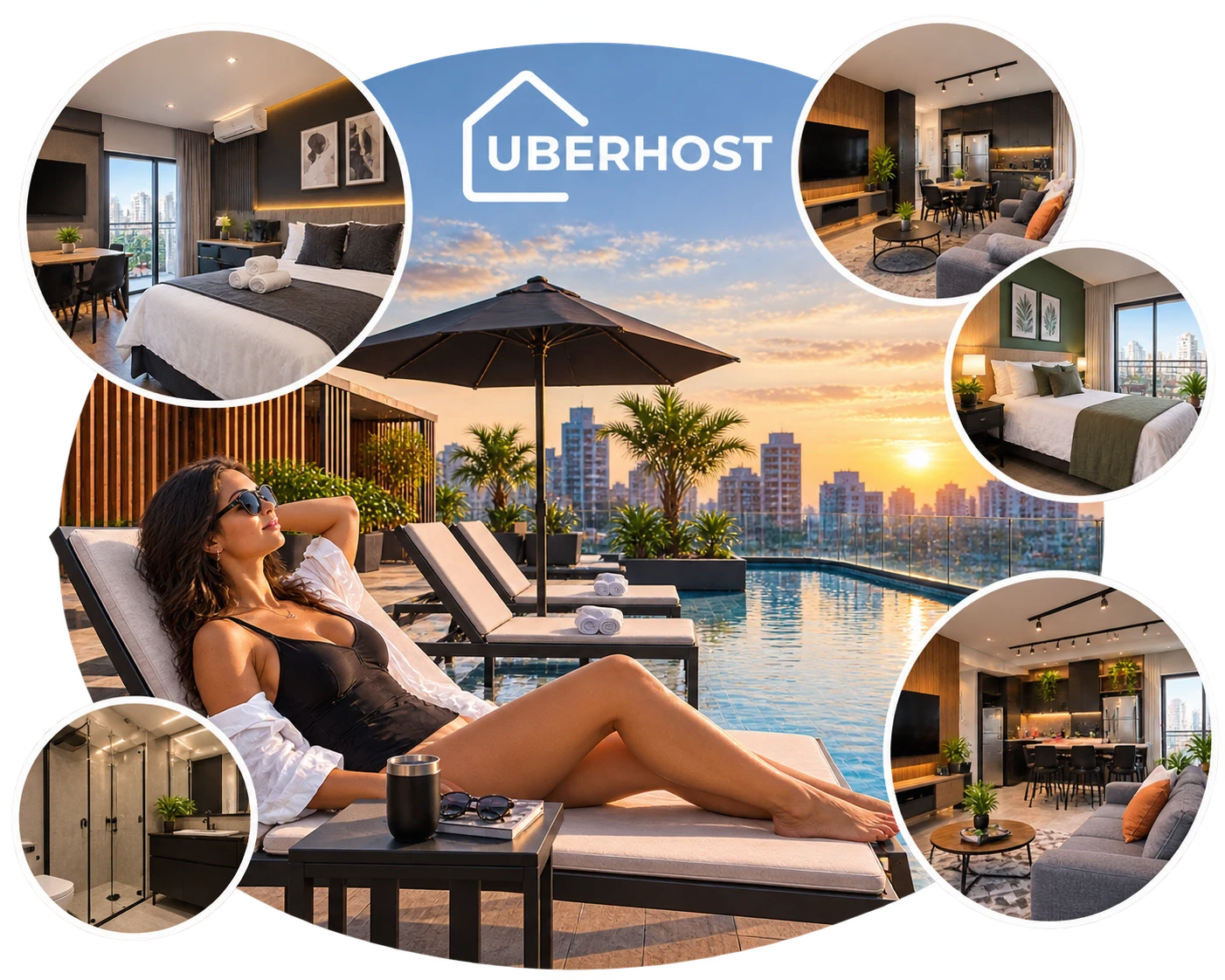 Hóspede em um apartamento UberHost